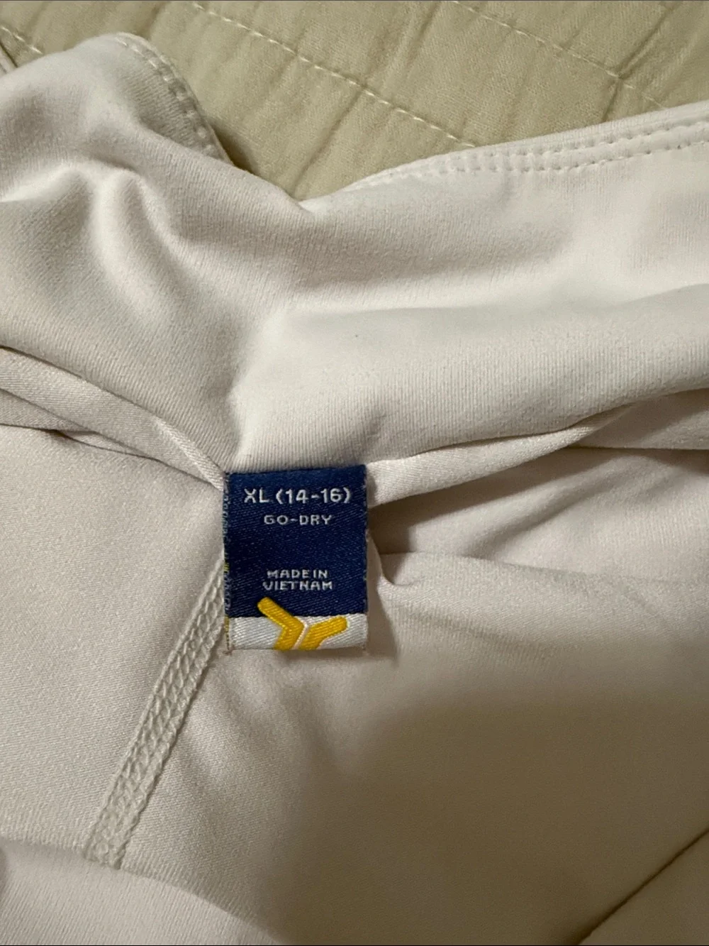Old Navy Girls White Pleated Mini Skirt with built in shorts and pocket 14/16 XL